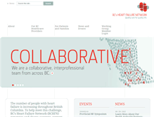 Tablet Screenshot of bcheartfailure.ca